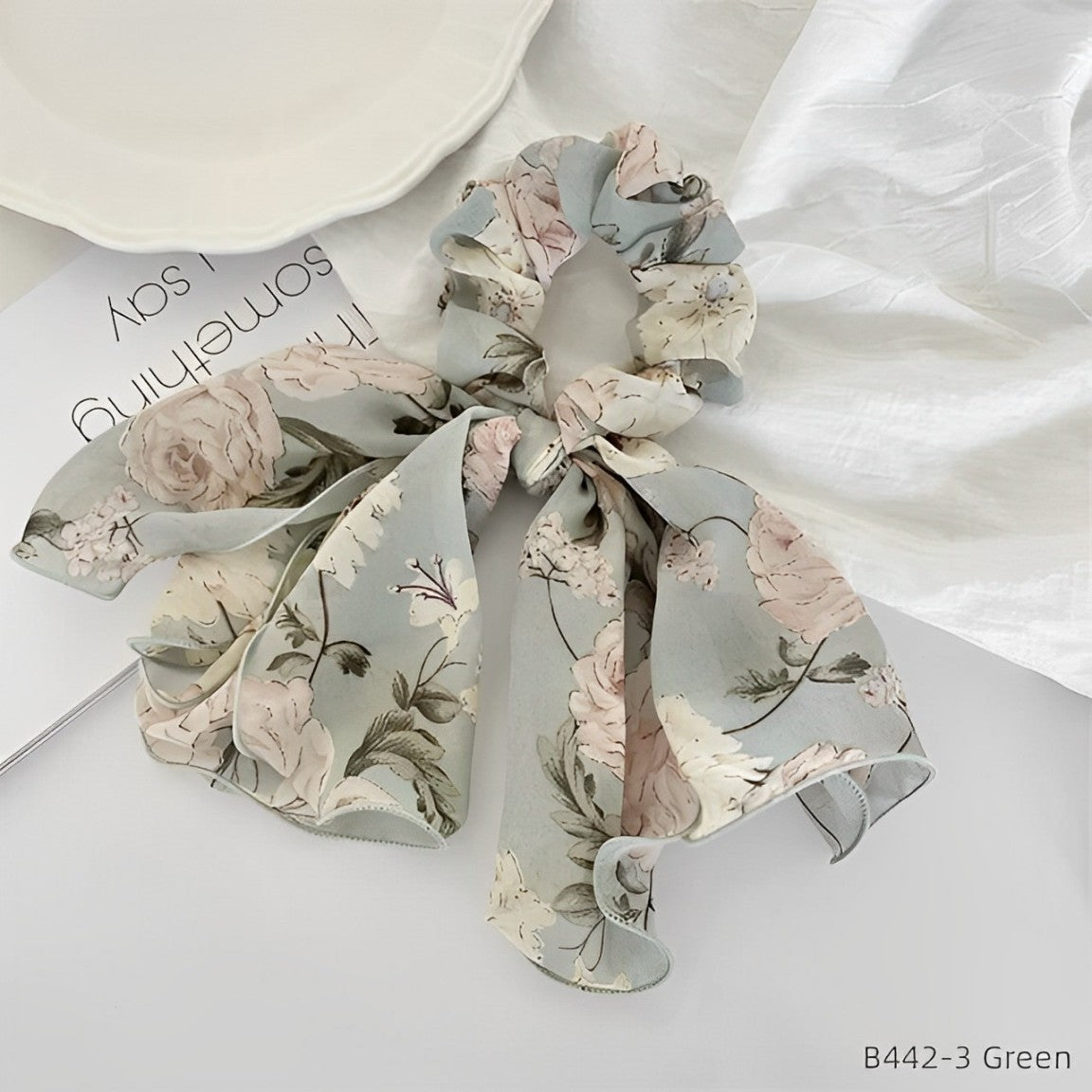 Scarf Bow Scrunchies